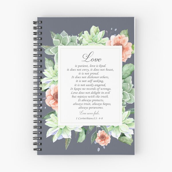 Item preview, Bible verse 1 corinthians 13 designed and sold by latiendadearyam.