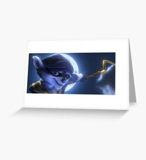 Sly cat Greeting Card