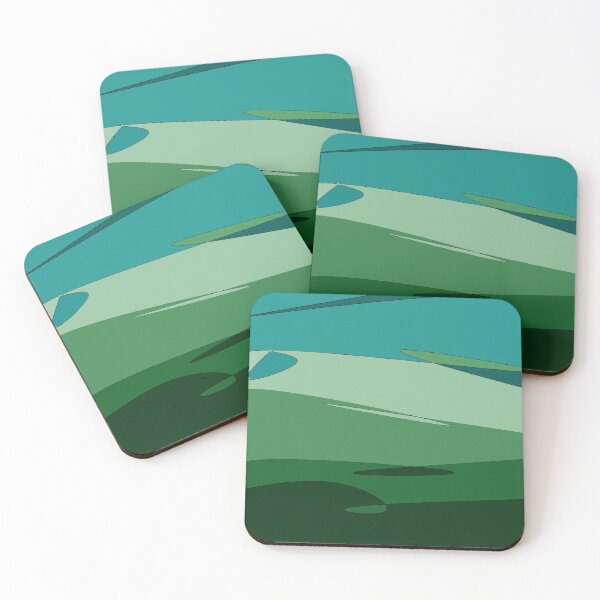 Item preview, Abstract Multi Color Greens and Teals designed and sold by DesignsByMuriel.