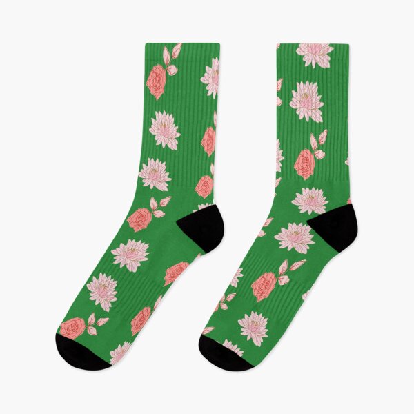 Item preview,  Pink Floral Fun With Green Background designed and sold by hardwork77.