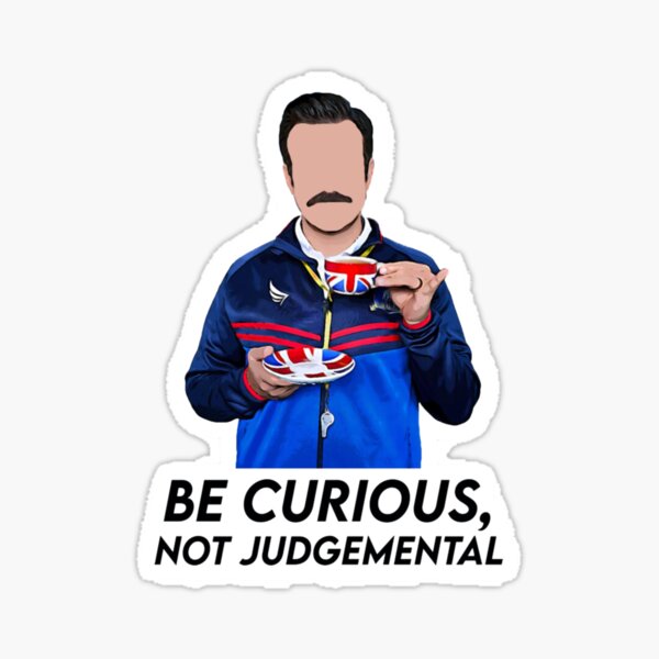 futbol lasso merch Sticker