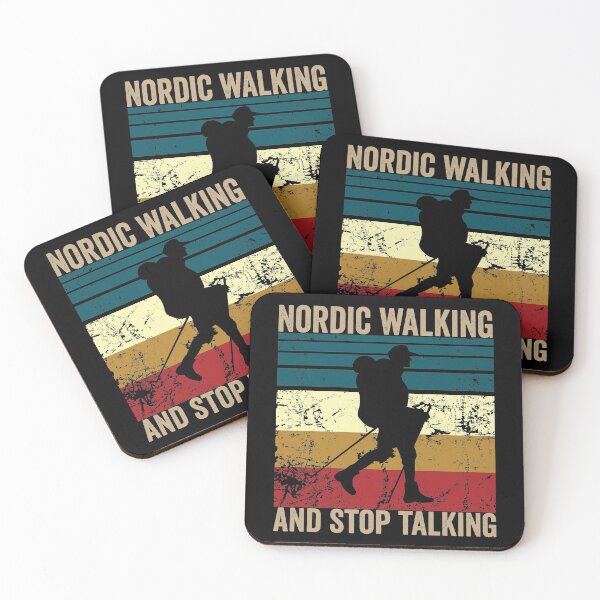 Item preview, nordic walking and stop talking designed and sold by noahs-shop.