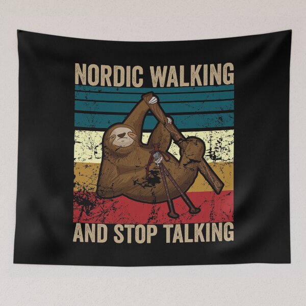 Item preview, nordic walking and stop talking designed and sold by noahs-shop.