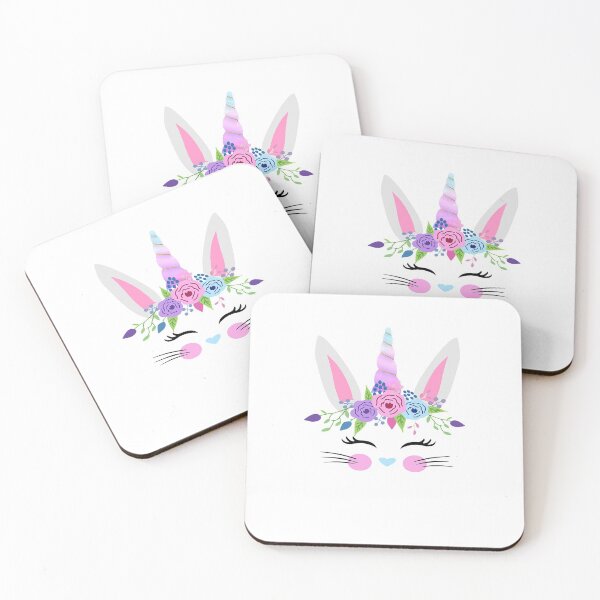 Item preview, Cute Easter Bunny Unicorn Face designed and sold by klawiter86322.