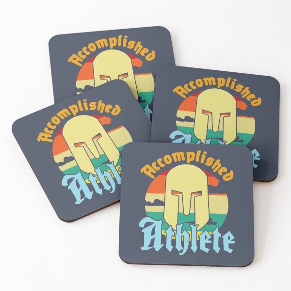 Item preview, Accomplished Athlete - Helmet and Sunset Sky designed and sold by Chubuter.