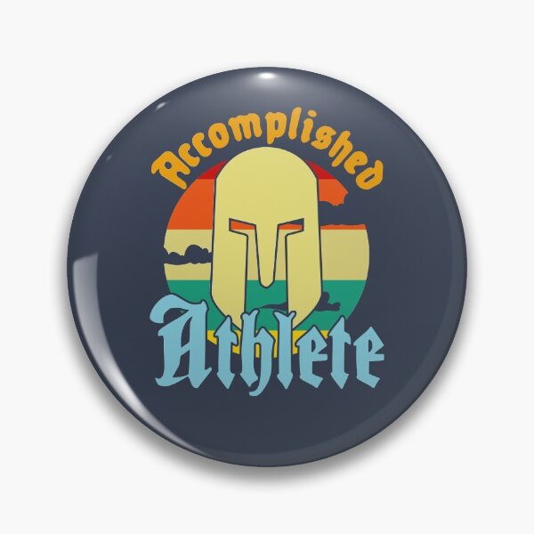 Item preview, Accomplished Athlete - Helmet and Sunset Sky designed and sold by Chubuter.