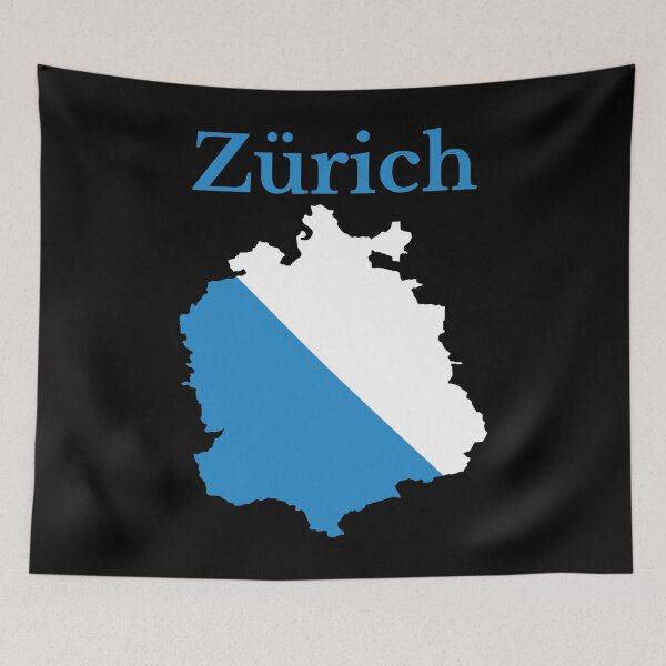 Item preview, Zurich Canton Map Flag, Switzerland designed and sold by marosharaf.