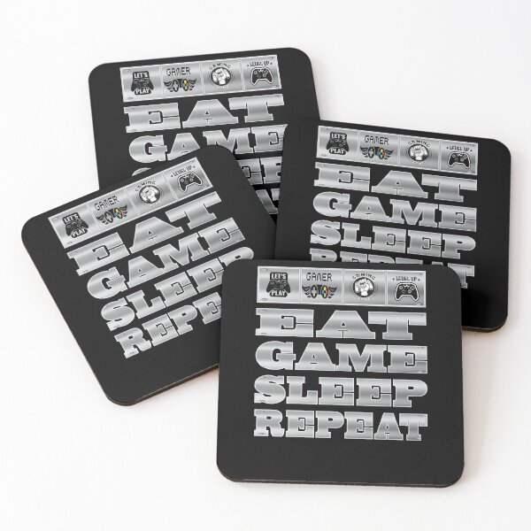 Artikelvorschau, Eat Game Sleep Repeat Videospiel-PC-Gamer-Geschenke entworfen und verkauft von angy2017.