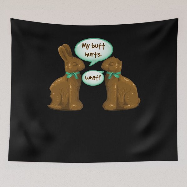 Item preview, Funny Easter Chocolate Bunny Friends designed and sold by klawiter86322.