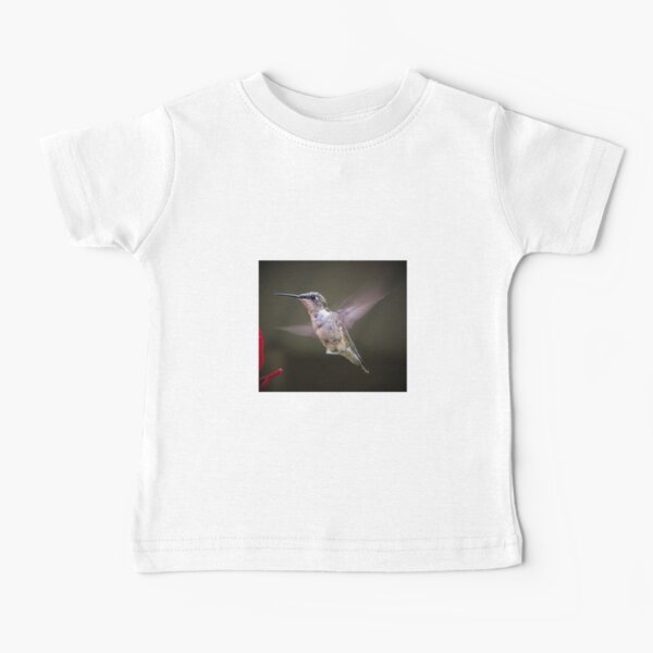 Hummingbird in flight 258 Baby T-Shirt