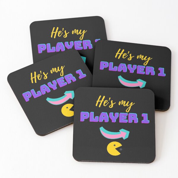 Item preview, He's My Player 1 Gamer Valentine designed and sold by JEL-Designs.
