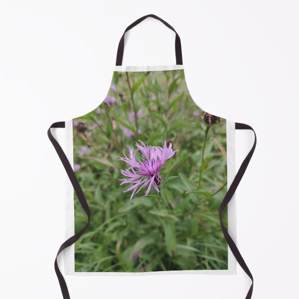 Item preview, Purple flower on the meadow brown Knapweed designed and sold by pineappledizajn.