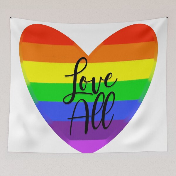Item preview, Love All Rainbow  designed and sold by Quick Brown Fox Canada.