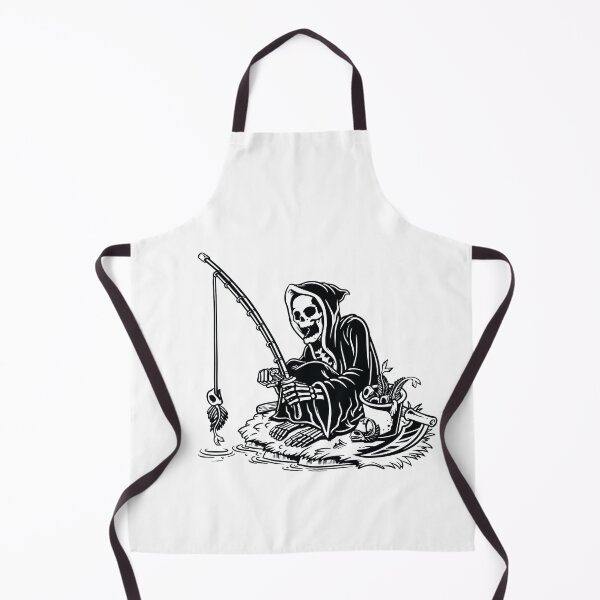 Item preview, I Will Never Stop Fishing Funny Fisher Skeleton designed and sold by KingMasterStore.