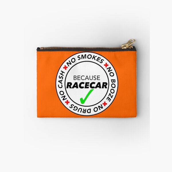 Item preview, No Smokes, Drugs, Cash, Booze: Because Racecar - Apparel / Stickers - Full White designed and sold by TheStickerLab.
