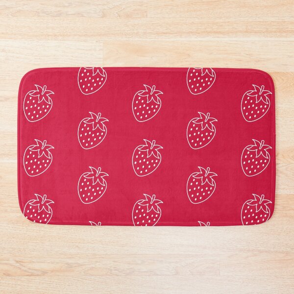 Item preview, Simple Red and White Strawberry designed and sold by hearthearts.