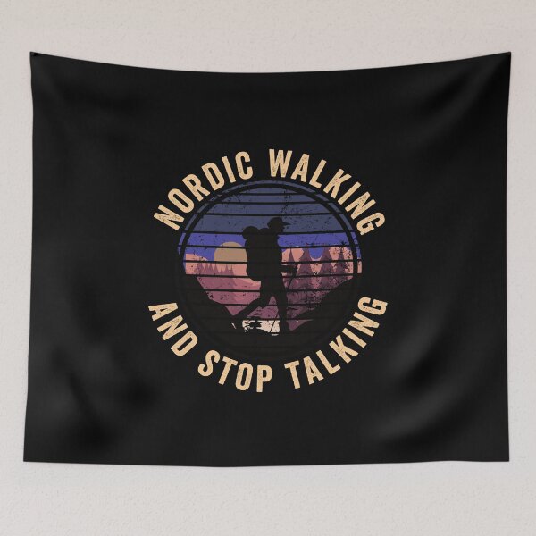 Item preview, Nordic walking and stop talking designed and sold by noahs-shop.