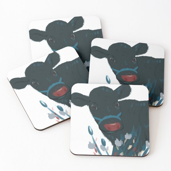 Item preview, a cow in the flowers designed and sold by bunsniff.