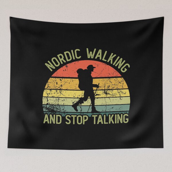 Item preview, Nordic walking and stop talking designed and sold by noahs-shop.