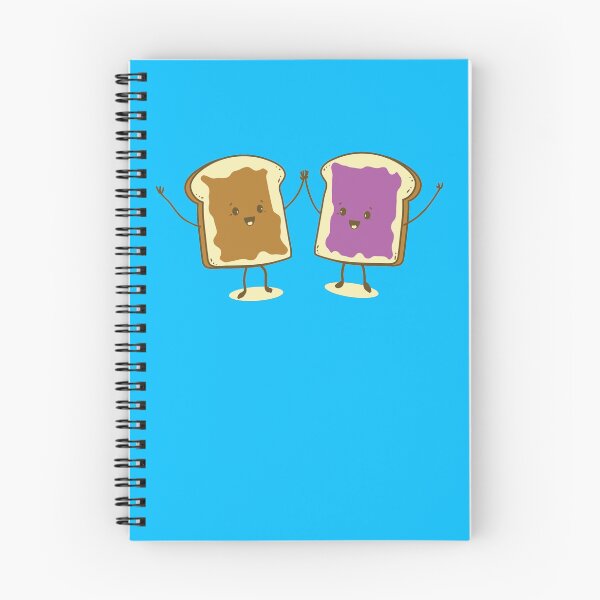 Item preview, Kawaii cute Peanut Butter & Jelly are friends cartoon graphics designed and sold by bigraydesigns.