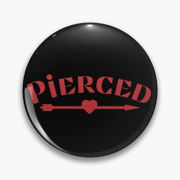 Item preview, Pierced Arrow Heart Piercing Lover Red Solid designed and sold by MixedBagMerch.