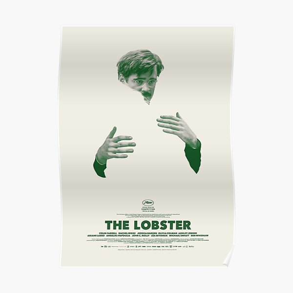 The Lobster - Green Simplistic Design Poster