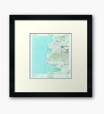 USGS TOPO Map Puerto Rico PR Puerto Real 362203 1966 20000 Framed Print