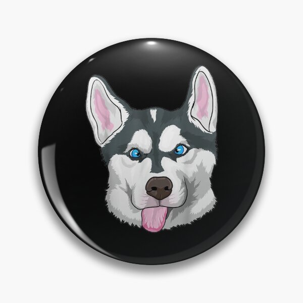 Item preview, Silly Siberian Husky Winter Dog Gift Funny Crazy Husky Puppy designed and sold by shirleyfinley.