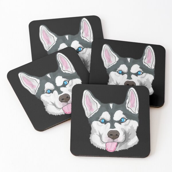 Item preview, Silly Siberian Husky Winter Dog Gift Funny Crazy Husky Puppy designed and sold by shirleyfinley.