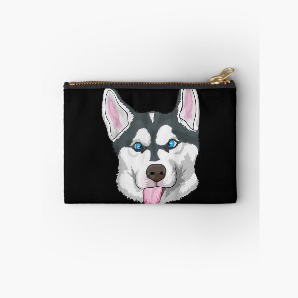 Item preview, Silly Siberian Husky Winter Dog Gift Funny Crazy Husky Puppy designed and sold by shirleyfinley.