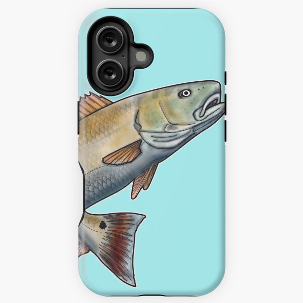 Vista previa del artículo con la obra «Red Drum Fish Juego de agua salada Bull Fishing», diseñado y vendido por bigraydesigns.