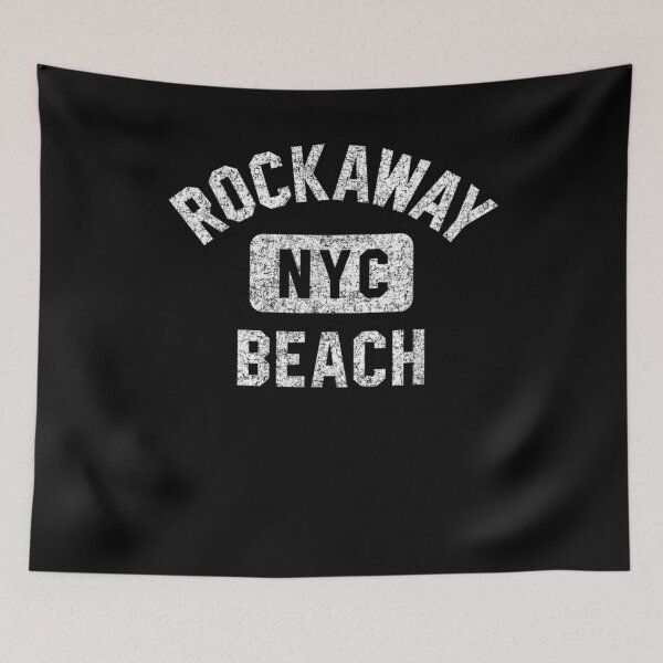 Item preview, Rockaway Beach Queens Nyc Gym Style Distressed White Print designed and sold by shirleyfinley.