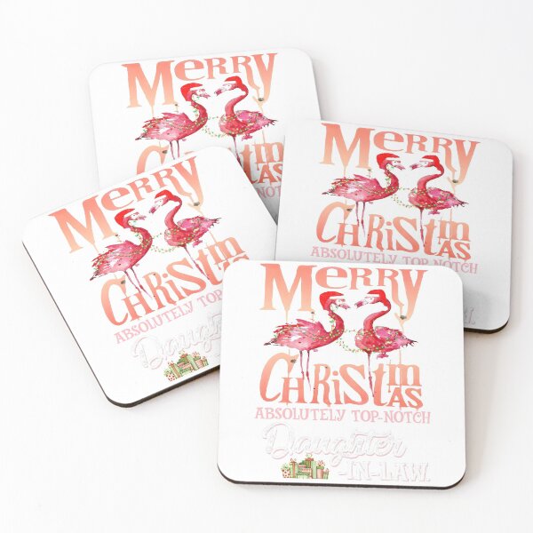 Item preview, Merry Christmas Absolutely Top-notch Daughter-in-law -Flamingo designed and sold by JanArt65.