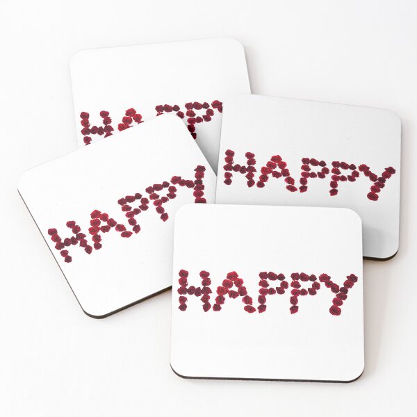 Item preview, HAPPY alphabet from red rose. designed and sold by wannapohn.