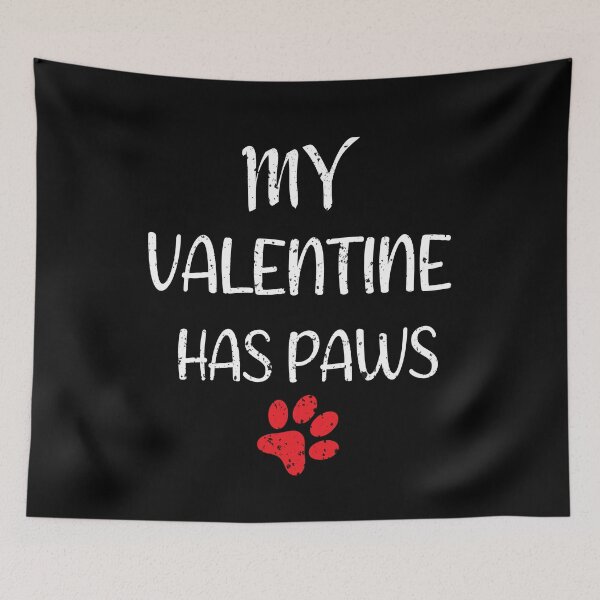 Item preview, My Valentine Has Paws T-Shirt designed and sold by Achrafilla1.