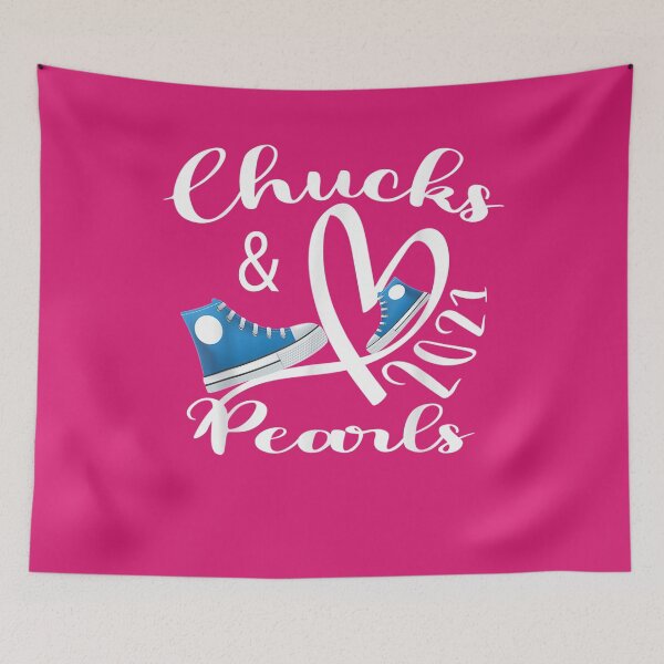 Item preview, Chucks and Pearls Heart 2021 For Women and Men Funny designed and sold by markknotts.