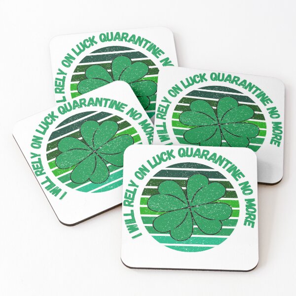 Item preview, St. Patrick's Day I Will Rely On Luck Quarantine No More designed and sold by spicygarb.