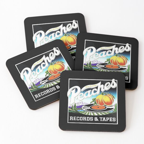 Item preview, Peaches Records & Tapes - Defunct Logo Series (Record Store) T-Shirt designed and sold by AstonMartin36x.