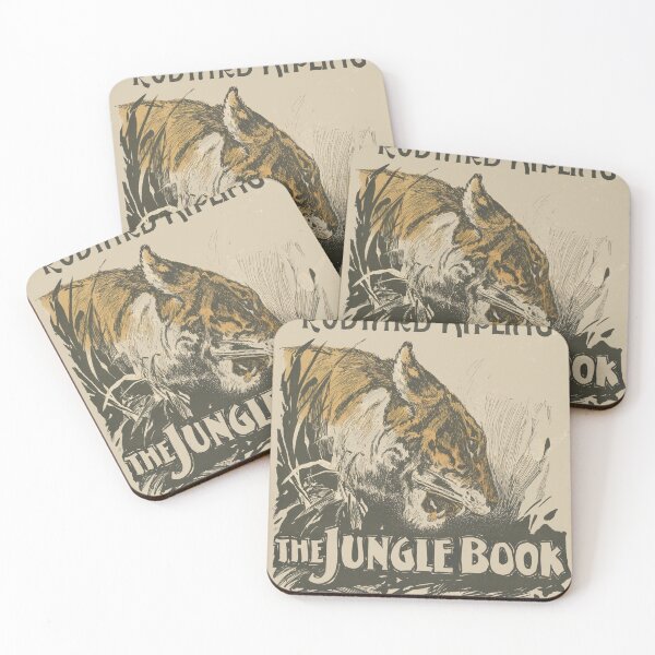 Item preview, Jungle Book - Rudyard Kipling Vintage Book Poster designed and sold by bellatierra.