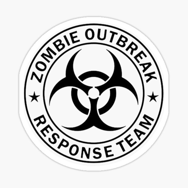 Zombie Hunters Vinyl Decals Zombie Outbreak Response Vehicle Sticker Kit 4x4 