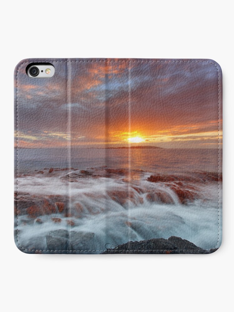 Alternate view of Cemlyn Nature Reserve iPhone Wallet