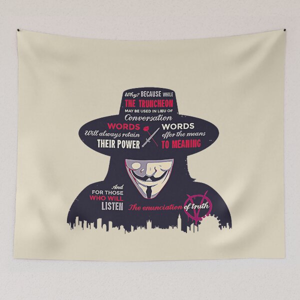 Item preview, Enunciation of Truth // V for Vendetta, Guy Fawkes, Anarchy, Anonymous T-Shirt designed and sold by AstonMartin36x.