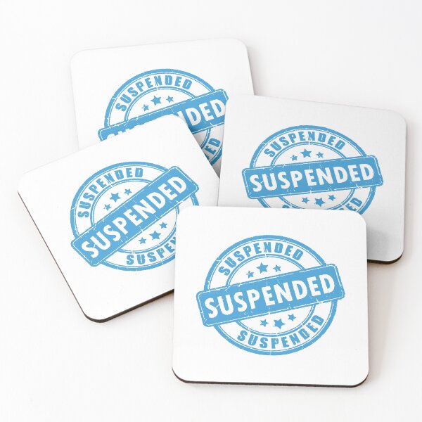 Item preview, Account Suspended Stamp designed and sold by mouad naouiri.