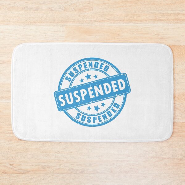 Item preview, Account Suspended Stamp designed and sold by mouad naouiri.