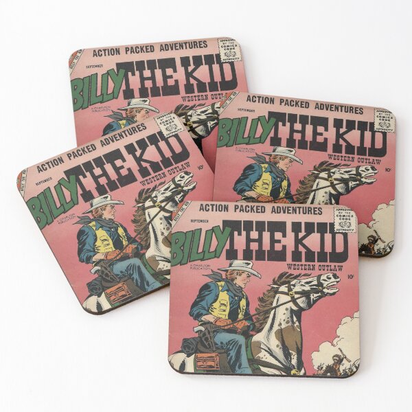 Item preview, Billy the Kid | Vintage Western Comic Book Cover | Retro Cowboy Comics designed and sold by SLAG-Creative.