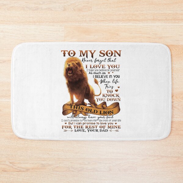 Item preview, Dad to Son - Lion - Never Forget That I Love You designed and sold by JanArt65.