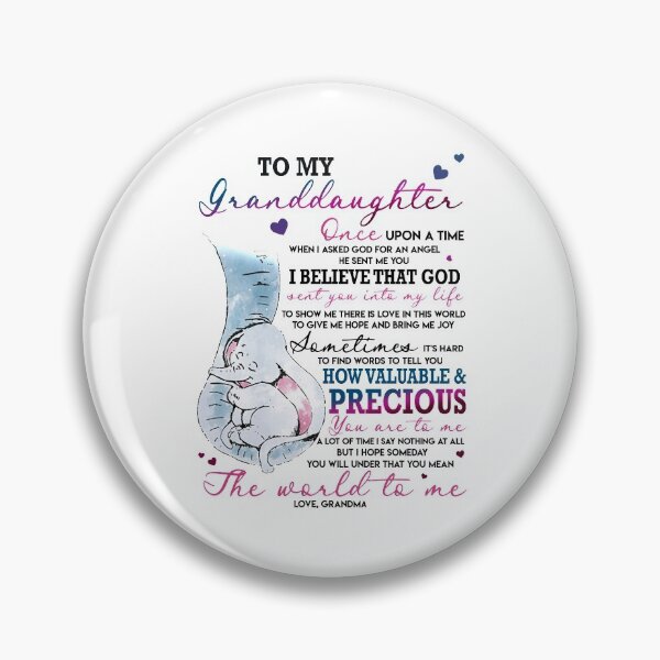 Item preview, Grandma to Granddaughter - How Valuable And Precious You Are To Me designed and sold by JanArt65.