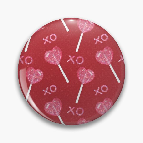 Item preview, Glitter Heart Lollipop XO Pattern designed and sold by RoserinArt.