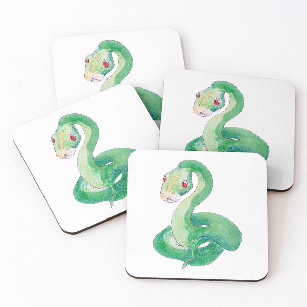 Item preview, Serpiente verde designed and sold by crispylingua.