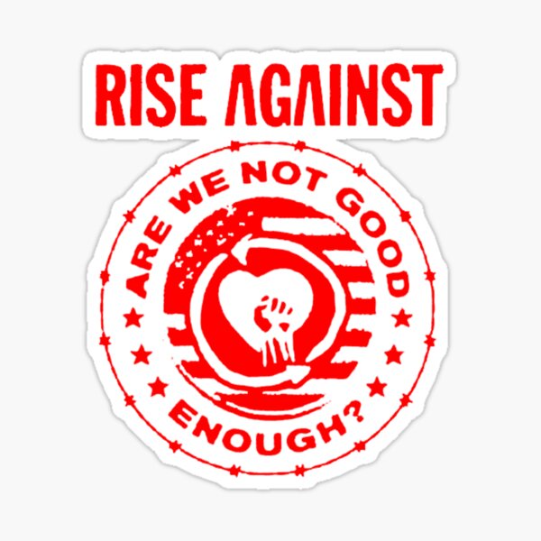 66x57 cm Sticker Rise Against 
